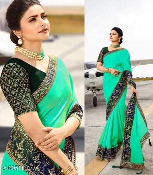 Trendy Silk Saree with Jacquard BP - 2